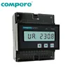 DIN rail three phase multi function smart electrical instruments analyzer forward and reverse energy meter