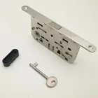 High quality security magnetic mortise door lock with key