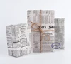 Vintage Swedish Newspaper design Wrapping Paper gift wrap