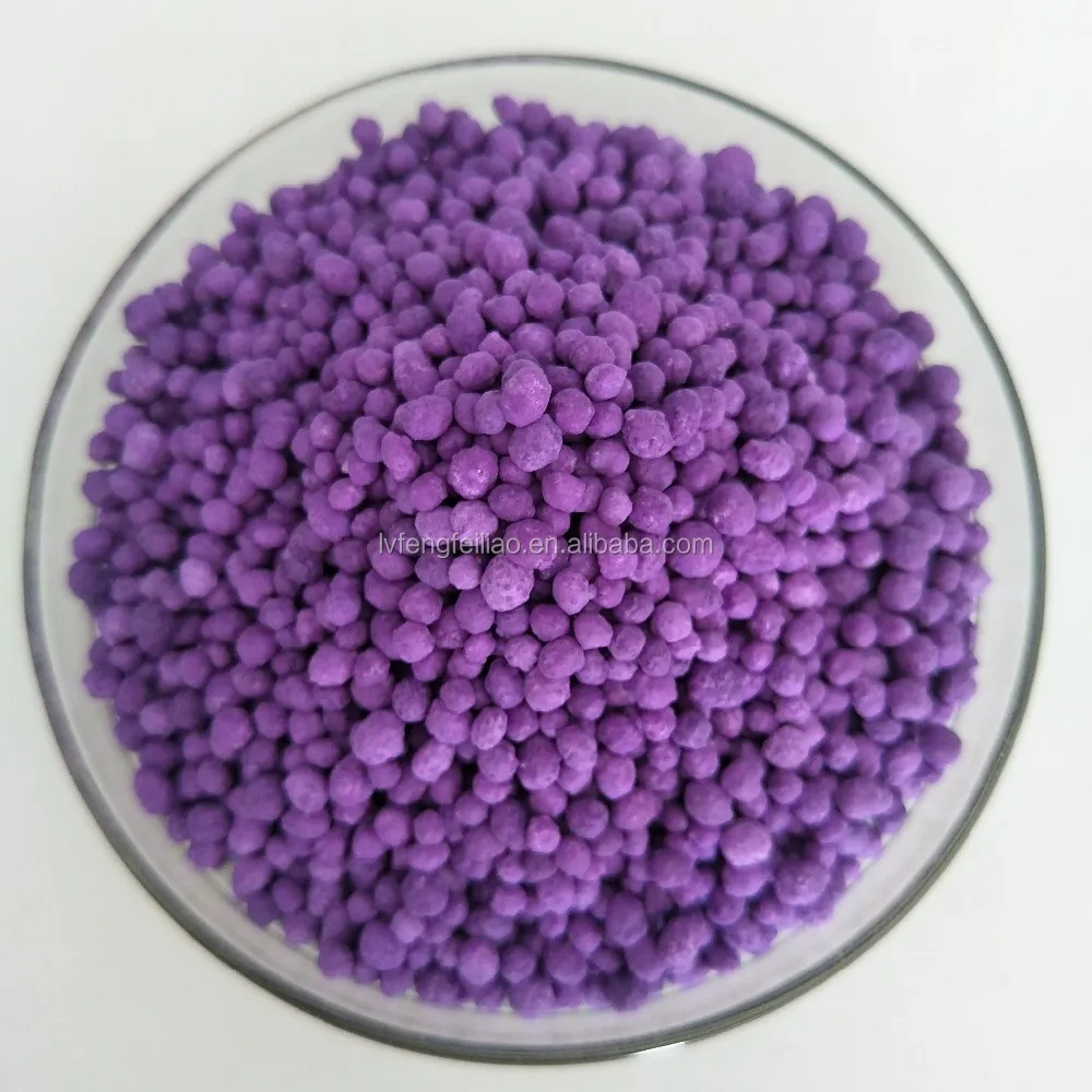 new npk 15-5-25 purple color compound fertilizer