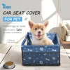 car seat cover for pet Dog Booster Car Seat bag Car Seat with Clip-On Safety and zipper storage pocket