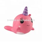 2018 squishies動物ストレス緩和剤スーパー遅い上昇squishiesブルーユニコーンクジラのおもちゃのための子供と大人