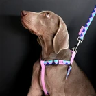 HiDREAM RAINBOW DOG HARNESS big dog soft harness reversible