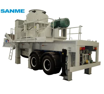 Highly quality convenient operation mobile rock crusher