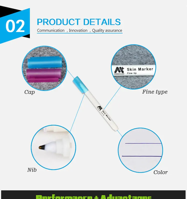 Hot sale Gentian Violet Disposable Medical Skin Marker Pen, View