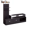 Newest wood low price wooden tv furniture tv stand pictures with 2 drawers