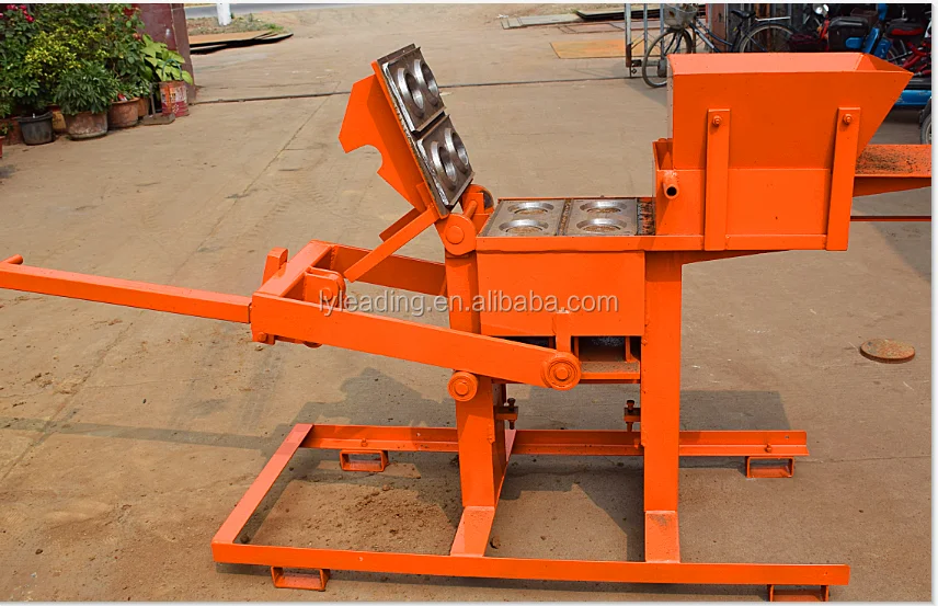 QMR2-40 Manual Interlocking Clay Brick Machine Interlocking Press Mud ...