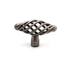 Stain Nickel Birdcage Shaped Furniture Hardware Cabinet Drawer Dresser Wardrobe Knob Handle