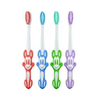 Logo Customization Care Travel Toothbrush Micky Mouse Shape Travel Dental Care Toothbrush for Baby