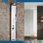Shower Panel Faucet And Showers Manufacturers Hot Sales Modern Style Thermostatic Faucets Stainless Steel Bathroom Shower Panel