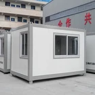 guangzhou 4 bedroom 3 story 40ft foldable shipping container house