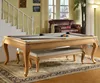 House use folding pool table 7ft/8ft/9ft Black 8 carving dining pool table
