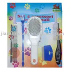 Dog Cat Animal Puppy Poodle pet grooming tools Brushes And Combs Mixed In a set