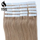 YSG high quality #16 straight large stock cheap products 30 inch remy tape hair extensions