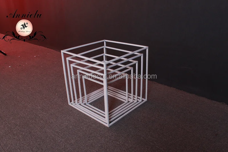 ANNIELU Geometric box center piece flower stand walkway stand wedding display decorations flowers stand