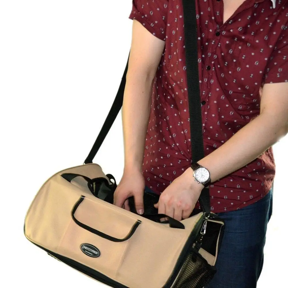 Pet Gog Puppy Car Seat Travel Bag Portable Carrier Crate Safe Cage House