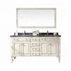 Factory Directly Supply Commercial Furniture Double Sinks Hotel Bathroom Vanity