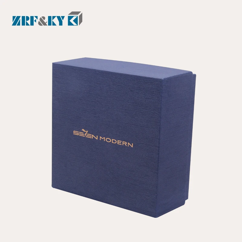 custom embossing packaging paper belt watch gift boxes with lids