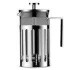 34 oz no unsafe plastic lid pot double german glass french stainless steel tea glass coffee maker