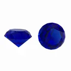 40mm Blue Crystal Rhinestone Diamond Cut Jewelry Crafts Paperweight Wedding Party Supply Home Decor Gifts