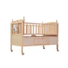 Solid wooden kids bed electric baby swing bed HN-609
