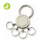 Cheap custom logo metal keychain, wholesale blanks keycring manufactures in china