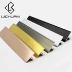 Straight T Section Aluminum Wall Trim T Shape Tile Edge Trim