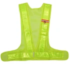 Wholesale Green Pvc Reflective Vest Safety Vests Reflective
