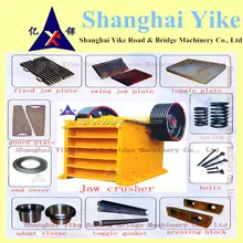 jaw crusher spares Single toggle/pendulum fine jaw crusher Conventional