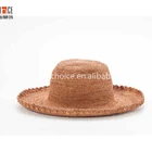 Woven paper straw hat raffia sombrero cap floppy for unisex
