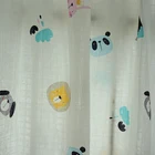 Hot Sale Cartoon Baby Printed 100% Cotton Muslin Fabric