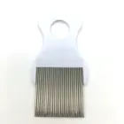 Durable Fine Toothed Lice Nit Flea Tick Louse Removing Treatment Comb With Magnifier