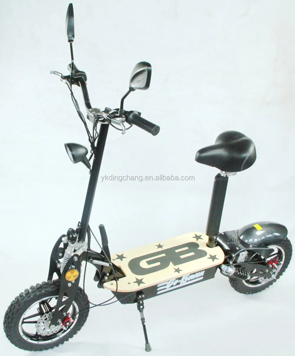 2015 Newest 1000w 48v Big Wheel Electric Scooter With Basket Xw E05p