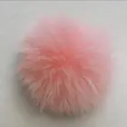 Best price large faux fur Pom Pom cat toy ball suppliers