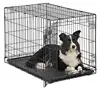 Factory Wholesale Metal Dog Kennel Cage foldable stainless steel dog crate cover