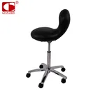 SU-6019 Height Adjustable pedicure nail stool swivel salon saddle chair new,hair salon bar cutting stool for asia