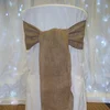 high quality burlap chair sash for wedding decoration