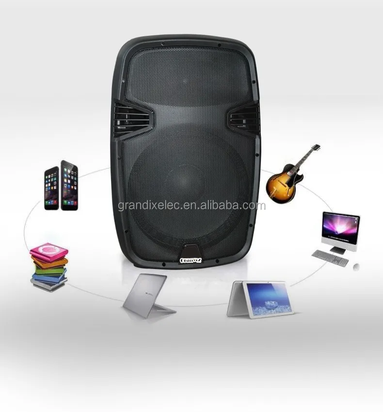 PAPJ-15AUC 15 inch portable wireless amplifier rechargeable speaker box - ANKUX.COM