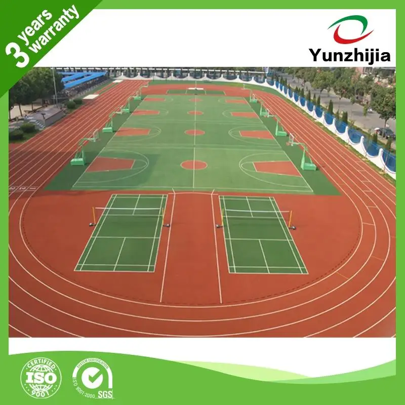 2016 new spray coating running track for wholesales