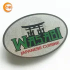 best selling high quality logo printed cheap 3d metal sticker