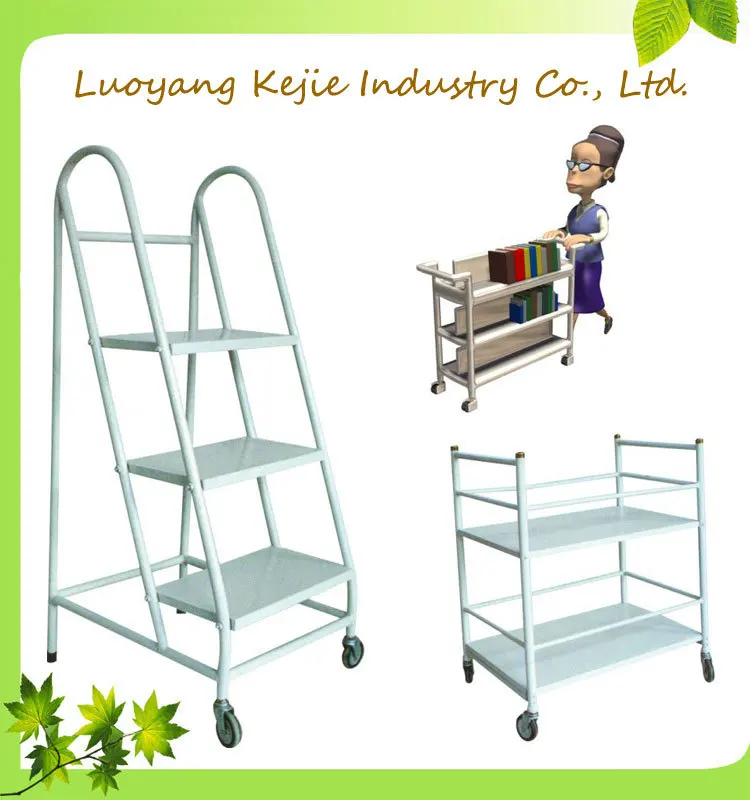 book cart for teachers home book trolley fiat book cart metal bookcart/mdf & steel 3-tier library book carts trolley cart