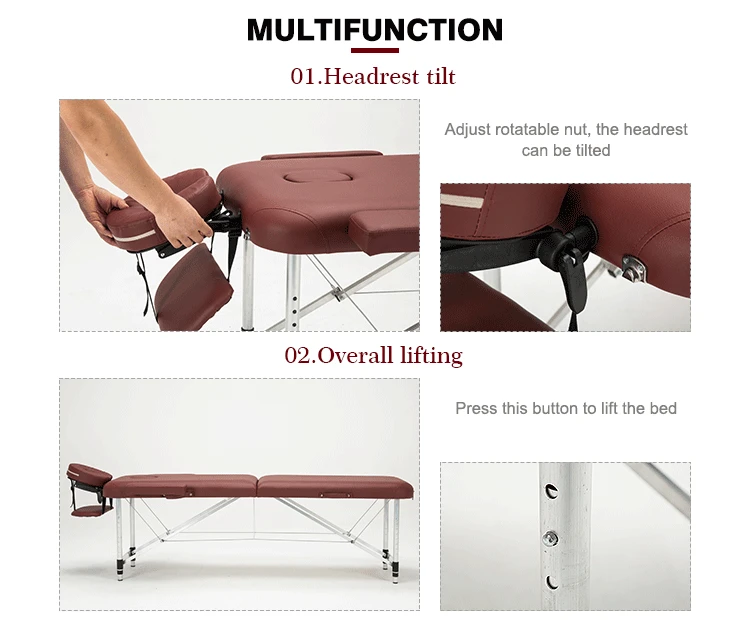 aluminum folding massage table Portable Massage Table Massage Bed foldable