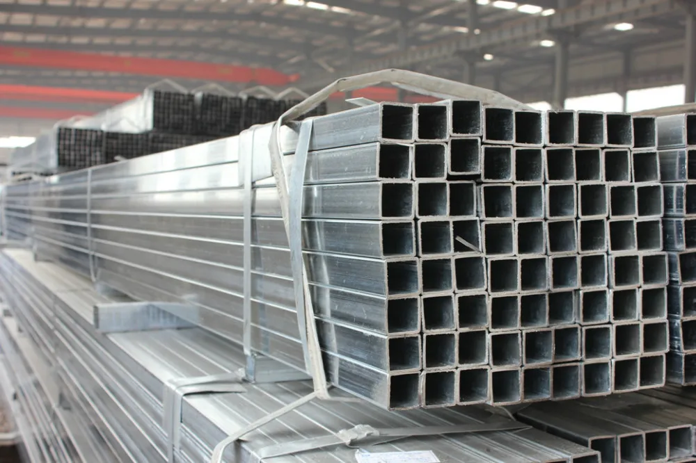 Q195 Q235 Q345 Galvanized Square Rectangular 2x4 2x3 2x2 Steel Tubing