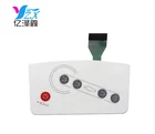 factory price waterproof membrane switch matrix silicone rubber keypad fast delivery