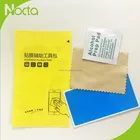 microfiber cleaning cloth kit to install glass screen protector for smart phone