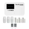 Hot Sale 2018 Home Wireless Wale Alarm System with 4 wired & 6 wireless zones