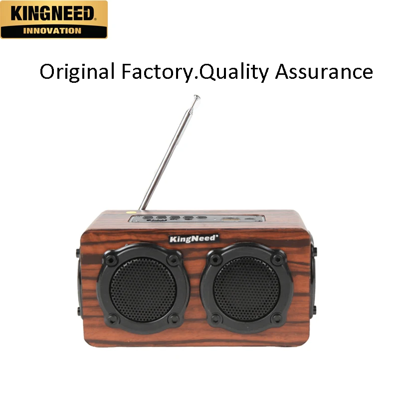 KINGNEED S409 music min wooden bluetooth speaker - ANKUX.COM