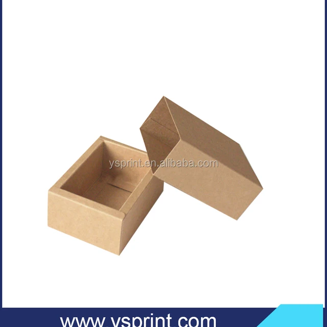 Kraft Drawer Box Handmade Soap Gift Craft Candy Cosmetic Bottle Packaging Brown Paper Boxes