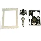 large size digital photo frame aluminum fridge magnet with clock