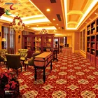 red beautiful wilton carpet for hotel banquet hall